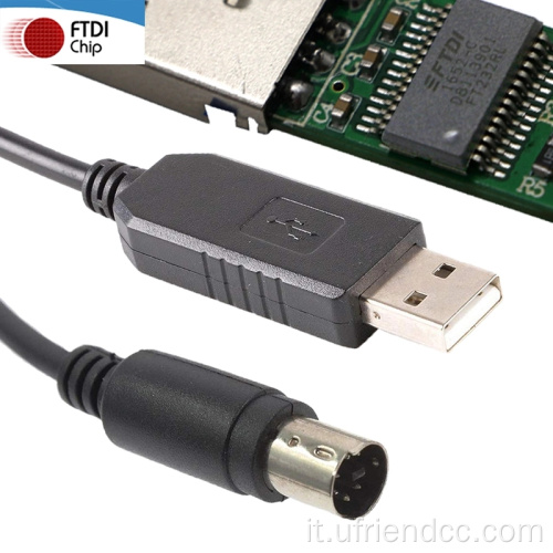 Funzione FTDI-FT232RL da USB a 8PIN MINIDIN RS232-TTL FUNZIONE